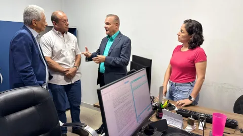 Foto 1 da galeria Visita do Senador Wellington Fagundes